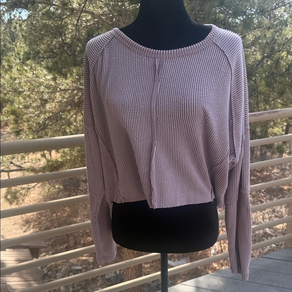 Altar'd State Lavender Crop Top